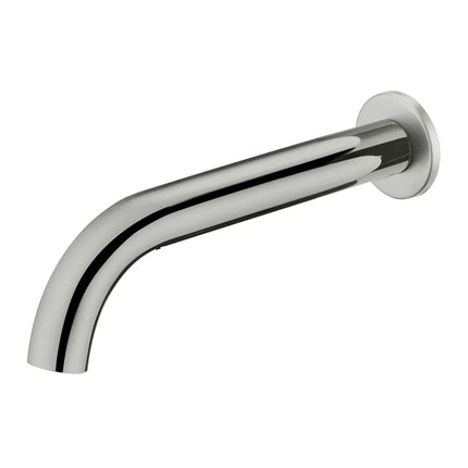 Ikon Hali Bath Spout Curved Tip Brushed Nickel