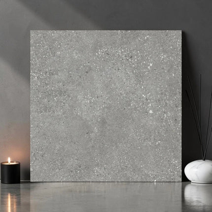 Concrete Look Tile Hamilton Dark Grey Matt ,