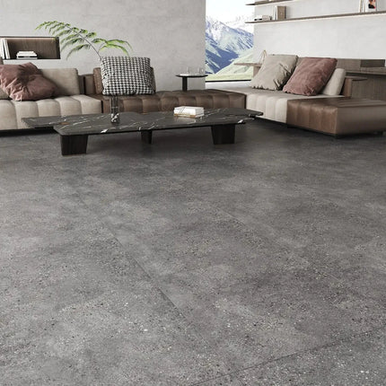 Concrete Look Tile Hamilton Dark Grey Matt