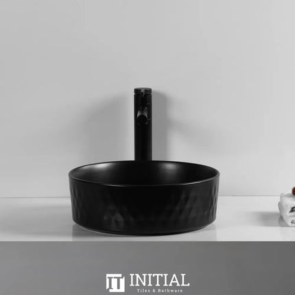 Above Counter Basin Rhombus Shape, Matte Black, 360X360X120 ,