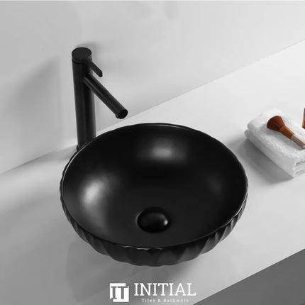 Above Counter Basin Cross Shape, Matte Black, 400X400X130 ,