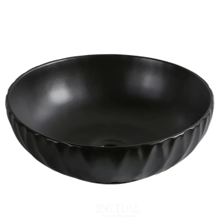 Above Counter Basin Cross Shape, Matte Black, 400X400X130 ,