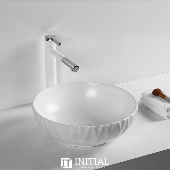 Above Counter Basin Cross Shape, Matte White, 400X400X130 , Default Title