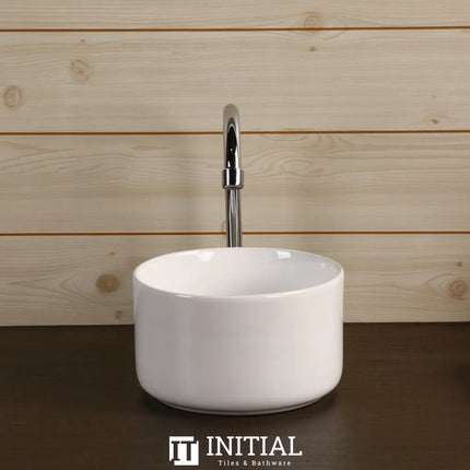 Above Counter Basin Gloss White Round 220X220X130 ,