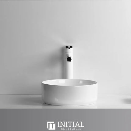 Above Counter Basin Round Gloss White 310X310X110 ,