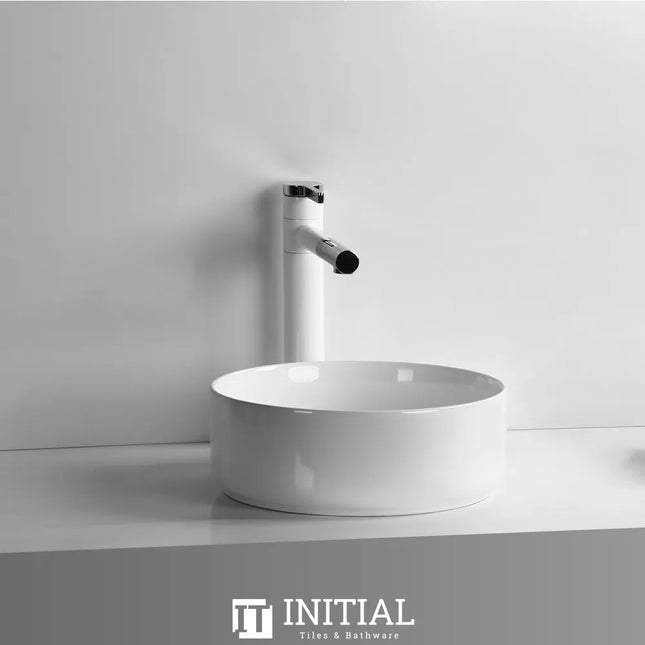 Above Counter Basin Round Gloss White 310X310X110 ,