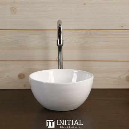 Above Counter Basin Gloss White Round 215X215X110 ,