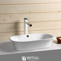 Above Counter Basin Gloss White Rectangle 550X390X155 ,