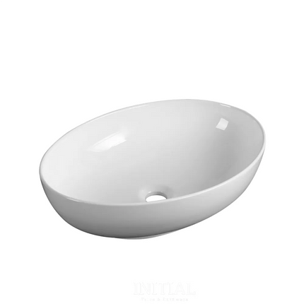 Above Counter Basin Gloss White Oval 515X395X135 ,