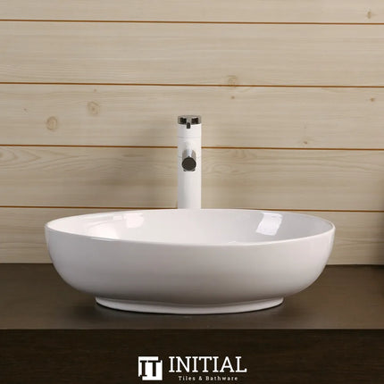 Above Counter Basin Gloss White Oval 515X395X135 ,