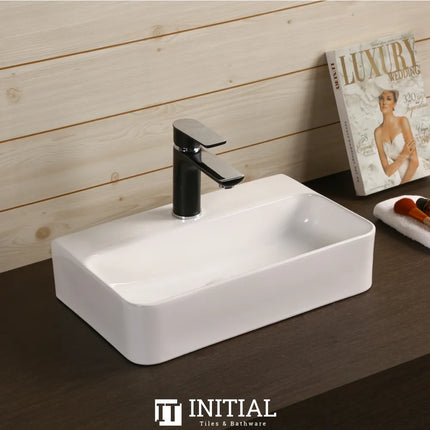 Above Counter Basin Gloss White Rectangle 450X280x110 ,