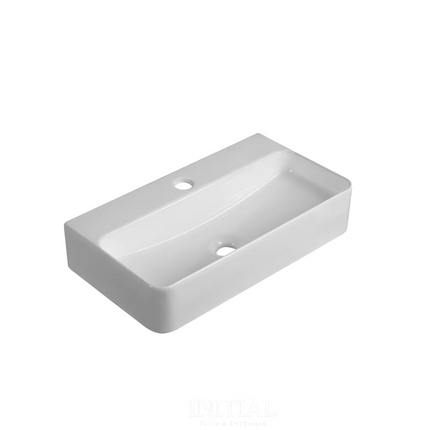 Above Counter Basin Gloss White Rectangle 530X300X110 ,