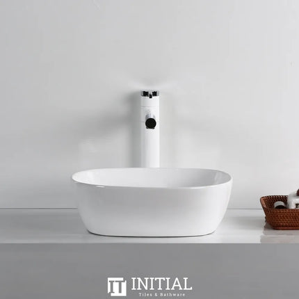 Above Counter Basin Gloss White Square 375X375X120 ,