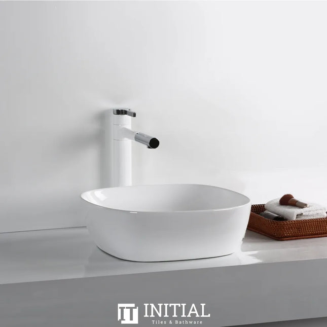 Above Counter Basin Gloss White Square 375X375X120 ,