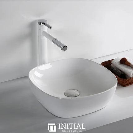 Above Counter Basin Gloss White Square 375X375X120 ,