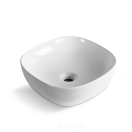 Above Counter Basin Gloss White Square 375X375X120 ,