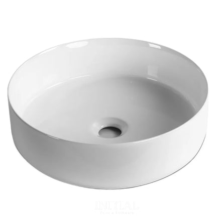 Above Counter Basin Gloss White Round 395X395X115 ,