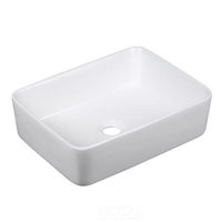 Above Counter Basin Gloss White Rectangle 475X370X140 ,