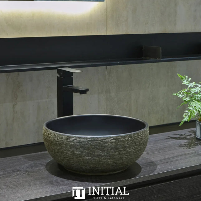 Porcelain Above Counter Basin Round 340X340X140 ,