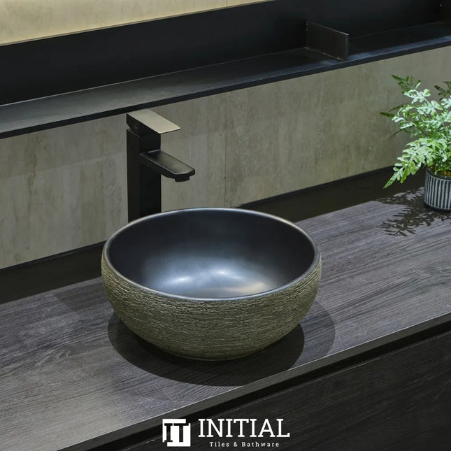 Porcelain Above Counter Basin Round 340X340X140 ,