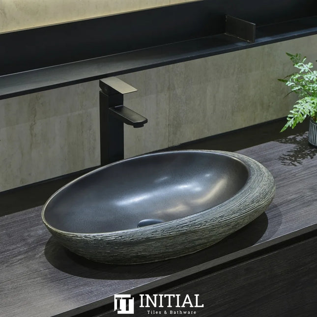 Porcelain Above Counter Basin Oval 580X370X120 ,