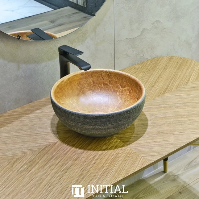 Porcelain Above Counter Basin Round 340X340X140 ,