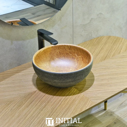 Porcelain Above Counter Basin Round 340X340X140 ,