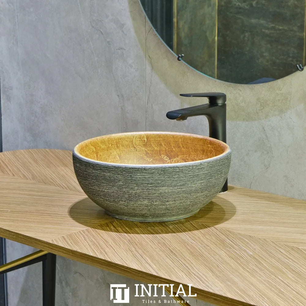 Porcelain Above Counter Basin Round 340X340X140 ,