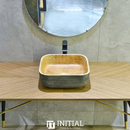 Porcelain Above Counter Basin Square 380X380X140 ,