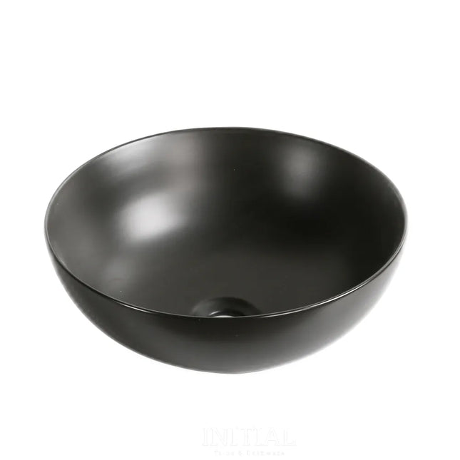 Above Counter Basin Round Matte Black 400X400X145 ,