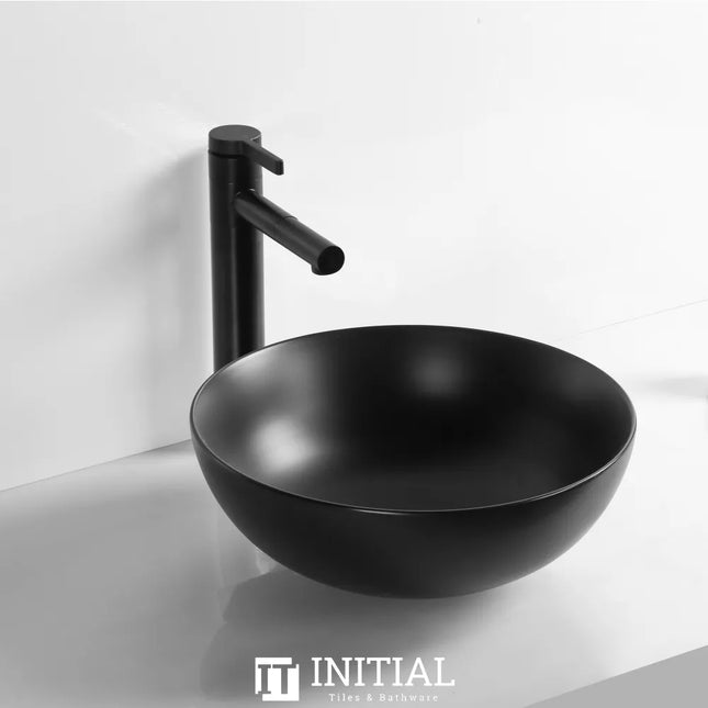 Above Counter Basin Round Matte Black 400X400X145 , Default Title