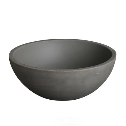 Concrete Above Counter Basin Matt Grey Round 360X360X145 ,