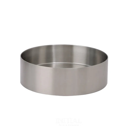 Handmade Stainless Steel Basin Round Brushed Nickel 380X110 ,