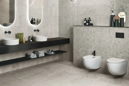 Vivid Bardiglio Velvet Grey Porcelain Natural 600X1200