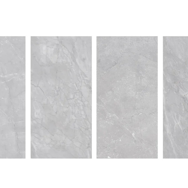 Vivid Bardiglio Velvet Grey Porcelain Natural 600X1200