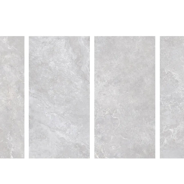 Vivid Travertine Silver Porcelain Natural 600X1200
