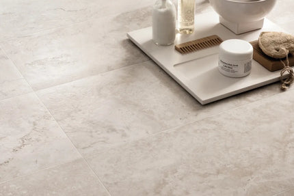 Vivid Travertine White Porcelain Natural 600X1200