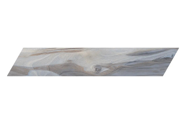 Kiki Tasman Chevron Porcelain Natural 75X407X10