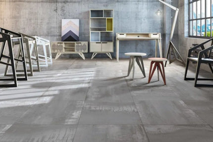 Metro Steel Porcelain Natural 605X605