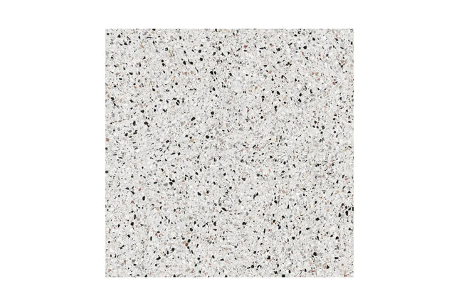 Mist Terrazzo White Porcelain Matt 600X600