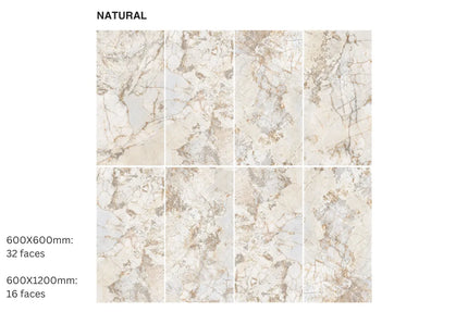 Gem Natural Porcelain Matt 600X1200