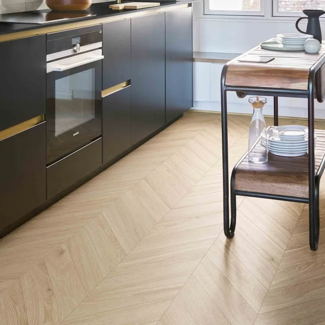 Woody Natural Chevron Porcelain Matt R10 540X110X9.5