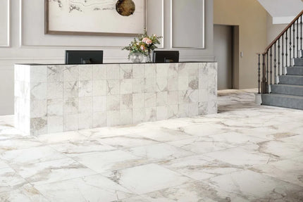 Hunter 3D Antarctic White Porcelain Natural 600X1200