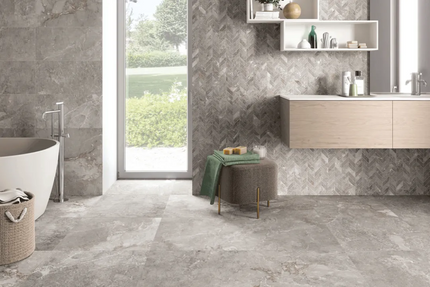 Hunter 3D Savoir Blue Grey Porcelain Natural 600X1200