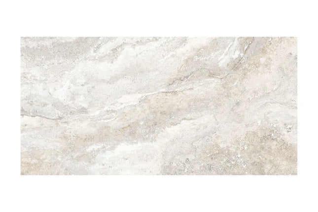 Hunter 3D Travertine Argento Grey Porcelain Natural 600X1200