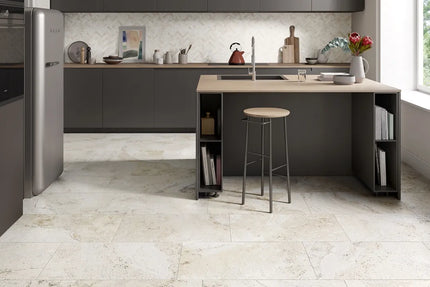 Hunter 3D Travertine Oro White Porcelain Natural 600X1200