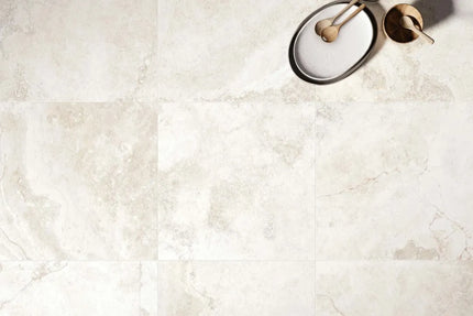 Hunter 3D Travertine Oro White Porcelain Natural 600X1200