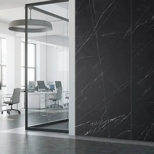 Marvel Marble Marquina Black Porcelain Natural R9 600X1200