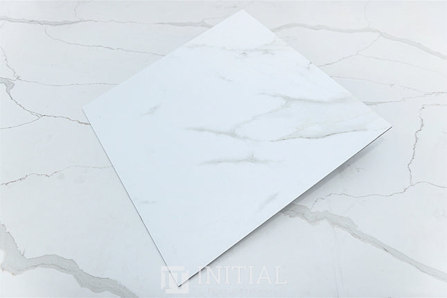 Marble Look Tile Milli Carrara Honed 600X600 ,