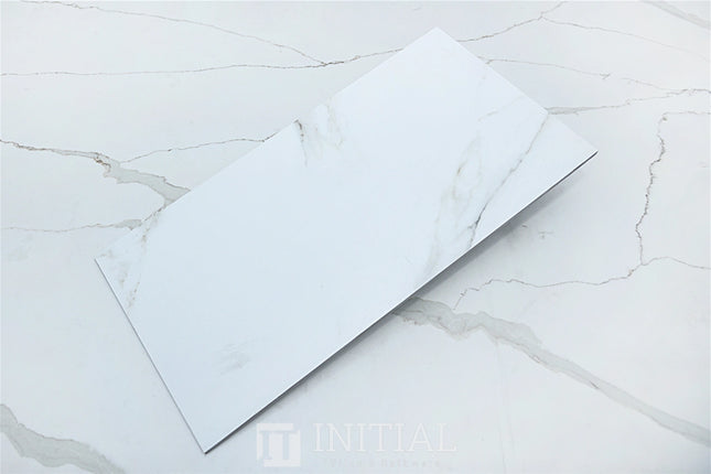 Marble Look Tile Milli Carrara Honed 300X600 ,